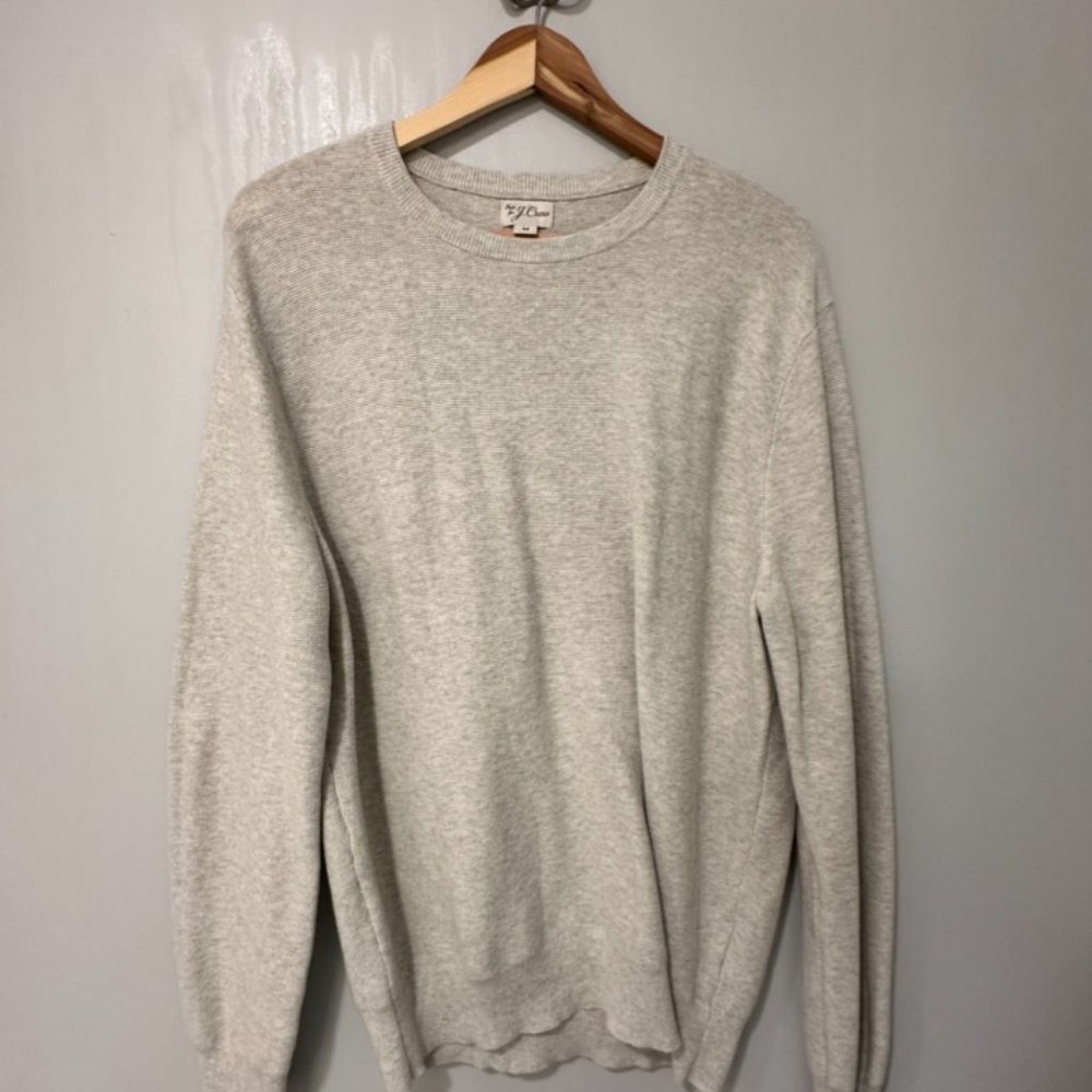 J Crew Mens cream colored sweater size M